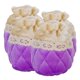thumbnail image 1 of 4 piezas antideslizante silla pierna protectores de piso gorras calcetines de tela púrpura, 1 of 5