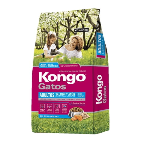 Kongo - Alimento Para Gatos Adultos Salmon & Atún 1 Kg