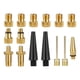 thumbnail image 4 of ADAPTADOR DE LATóN PRESTA SCHRADER BICICLETA CONVERTIDOR VáLVULA BOMBA BICICLETA 15pcs, 4 of 5
