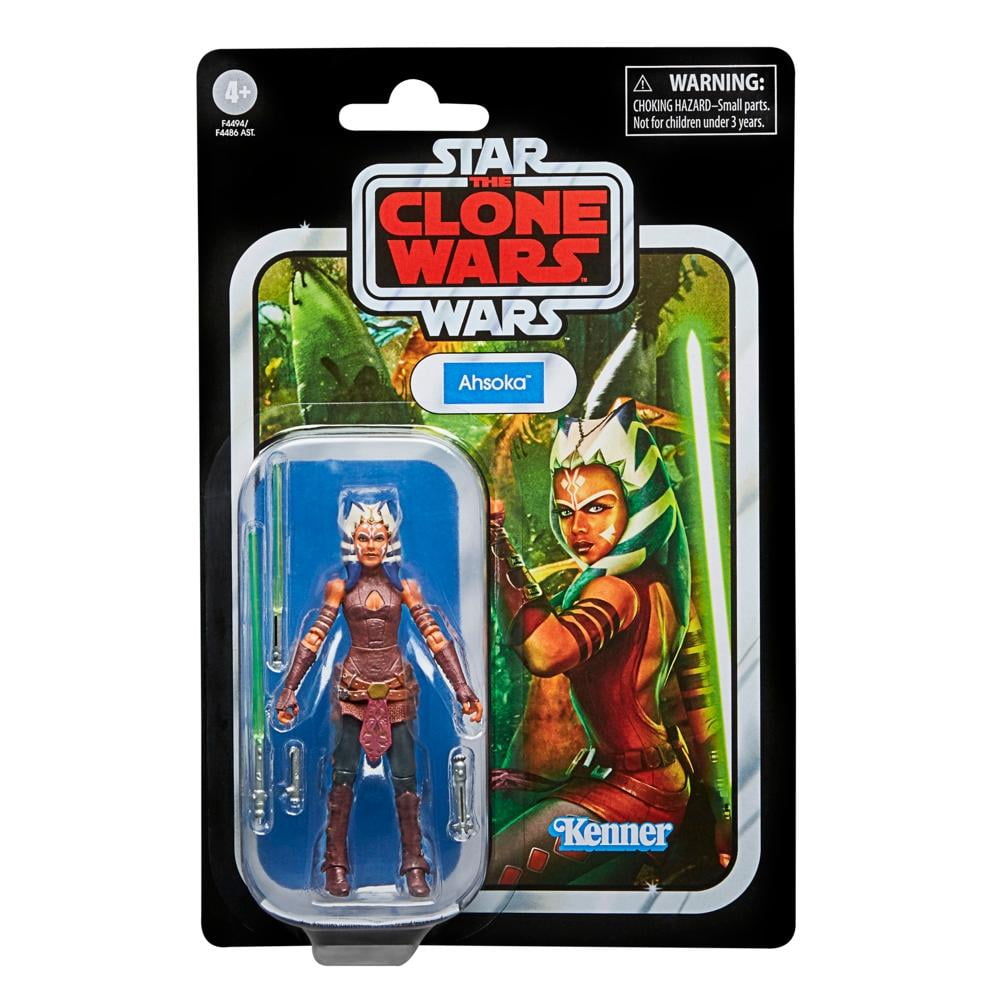Figura Ahsoka Hasbro Star Wars Colección Vintage 3.7 Pulgadas