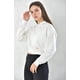 thumbnail image 1 of Poleron Crop Mujer Blanco Con Capucha Talla L, 1 of 3
