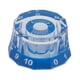 thumbnail image 2 of Perillas De Guitarra Perillas De Sombrero De Copa De Guitarra Eléctrica Duraderas Para Reemplazo De Bajo Azul, 2 of 5