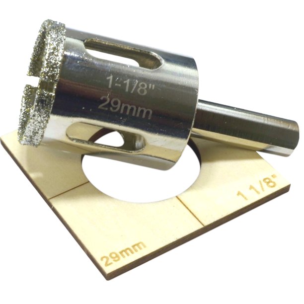 Sierra perforadora con forma de diamante, el increíble cortador de azulejos y vidrio, 29 mm