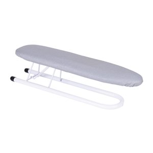 Bothyi - Tabla De Planchar Plegable Con Puños Y Cuellos Resistentes Que Ahorra Espacio, Color Gris