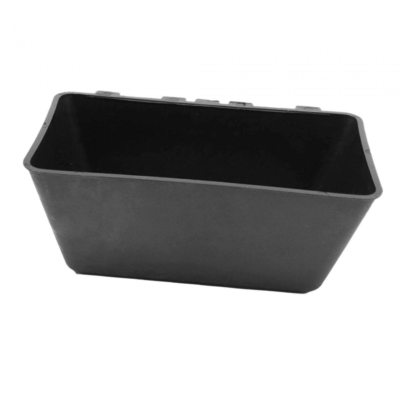 Magideal - Alimentador De Cerca Colgante, Cubo Alimentador De Pollos, Contenedor De Alimentación De Gran Capacidad, Alimentador Colgante De Pollo Para Caballos , Negro