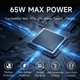 thumbnail image 5 of Cargador de portátil VRAVEK 65W USB-C 100-240V, 5 of 8