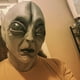 thumbnail image 3 of Máscara Halloween Látex Alien Gris Ideal Para Fiestas cosplay Gris Oscuro Calavera, 3 of 6