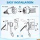 thumbnail image 4 of Nilight Arnés de cableado de 7 vías para RV con doble salida y conector plano de 4 vías, 4 of 8