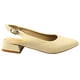thumbnail image 1 of Zapatos Slingback de Mujer con Punta Fina Yassne Beige, 1 of 5