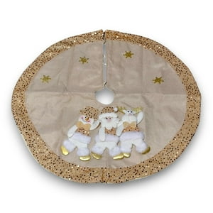 Genérico - Pie De Arbol Navideño 80Cm Faldon Arbol Decoracion Navidad