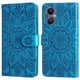 thumbnail image 4 of Funda tipo cartera FOXDOCK para OPPO Reno 8Z , diseño girasol en relieve, cuero PU, cierre magnético, soporte y tarjetero, 4 of 5