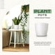 thumbnail image 4 of Macetas Utopia Home para interiores con drenaje, paquete de 10 unidades, color blanco, 4 of 6