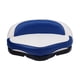 thumbnail image 4 of Asiento de barco, silla de capitán de barco, accesorios, cojín, asiento de repuesto para lancha rápida, fácil instalación para kayak y piragüismo al a Azul Blanco, 4 of 5
