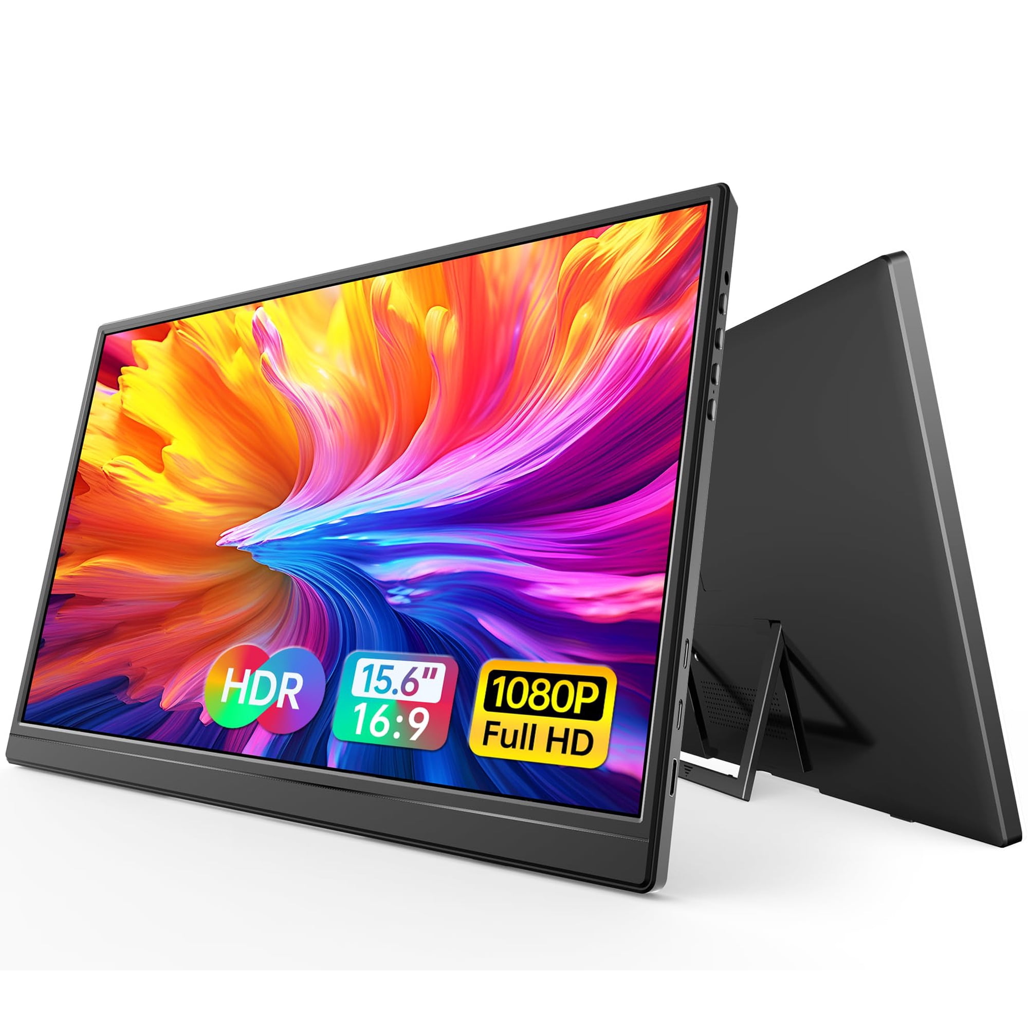 Wgk Glass - Monitor Portátil Wgk De 15,6 Pulgadas 1080p Usb-c Hdmi 2,7 Libras