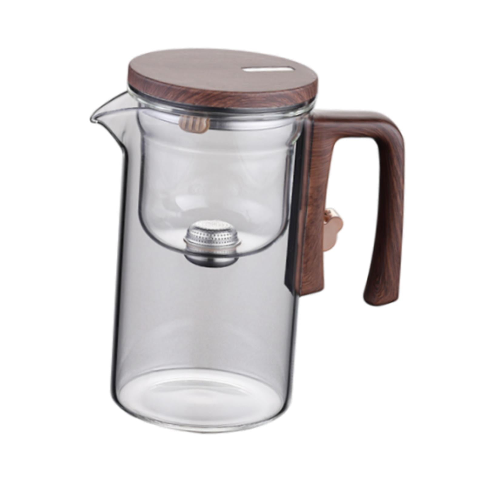 Magideal - Tetera De Vidrio Tetera De Vidrio Con Infusor Práctica Tetera Multiusos De Hojas Sueltas Tetera De Flores Florecientes Para Salón De Té Camping Hogar Transparente 720ml