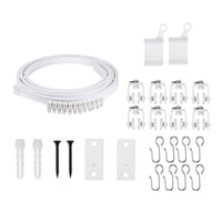 Bothyi - Riel De Cortina Flexible, Tobogán Silencioso, Tapas De Extremo Para Literas, Camper