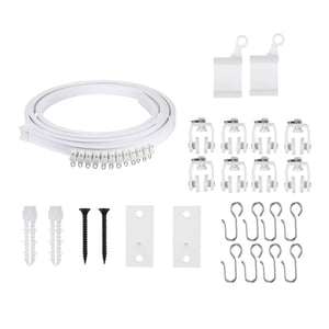 Bothyi - Riel De Cortina Flexible, Tobogán Silencioso, Tapas De Extremo Para Literas, Camper