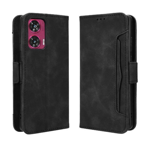 Funda Tipo Billetera FOXDOCK para Motorola Edge 50 Fusion 5G – Tapa Flip con Tarjetero