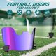 thumbnail image 3 of Visores para casco de fútbol americano KUBQLIG 2 unidades – Transparente y azul, 3 of 7