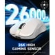 thumbnail image 2 of Ratón gamer inalámbrico VGN F1 MOBA 26000 DPI 55 g USB‑C, 2 of 9
