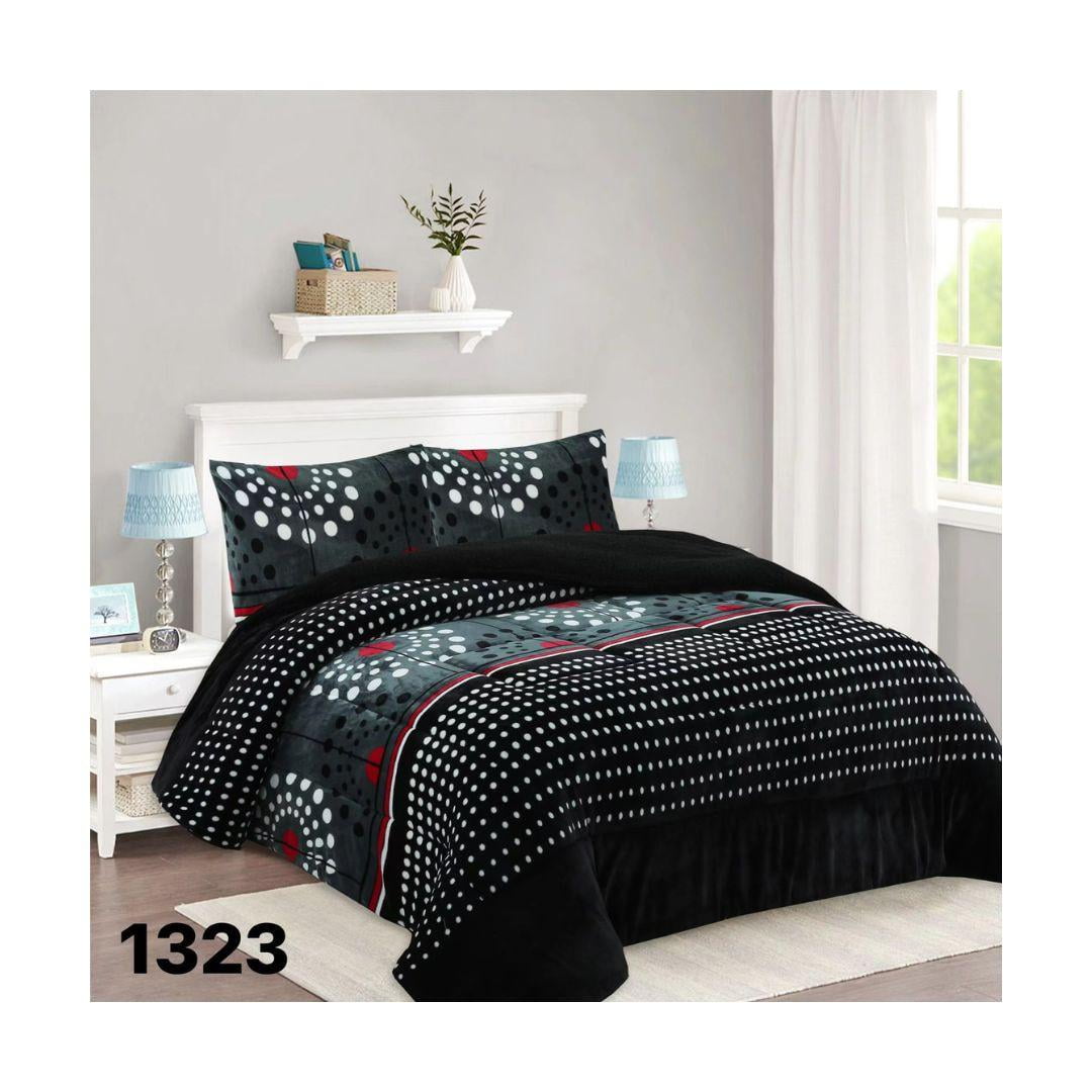 Genérico - Cobertor Chiporro King - Negro Puntos 1323