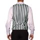 thumbnail image 3 of Chaleco de Negocios INSPIRE CHIC para Hombre Ajuste Slim Escote en V Sin Mangas Estampado de Rayas M Negro, 3 of 5