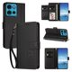 thumbnail image 2 of Funda Cartera Trébol para Motorola Moto G75 5G con Ranuras Tarjetas y Carga Inalámbrica Negro, 2 of 6
