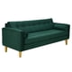 thumbnail image 2 of Sofa Retro 3cg Felpa 01 Verde Botella, 2 of 6