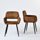 thumbnail image 3 of Set 2 Silla De Comedor Con Brazo Mayfairsued Café, 3 of 5