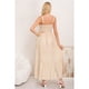 thumbnail image 3 of Maxi Vestido Mujer Largo Liso Tirantes Ajustables Eventos Fiesta 3361, 3 of 3