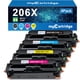 thumbnail image 1 of Cartuchos de tóner MyCartridge 206X de alto rendimiento, paquete de 4 unidades para HP, 1 of 7