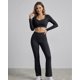 thumbnail image 2 of Set Athleisure Mujer Flare 2 Piezas Calza y Peto Manga Larga - ZL015, 2 of 3