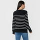 thumbnail image 2 of Sweater Mujer Chenille Negro Corona, 2 of 5