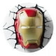thumbnail image 1 of Aplique Mural 3d Diseño Cara De Iron Man, 1 of 2