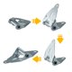 thumbnail image 4 of Bisagra para puerta de garaje HOME MASTER HARDWARE, paquete de 4, galvanizada, 4 of 8