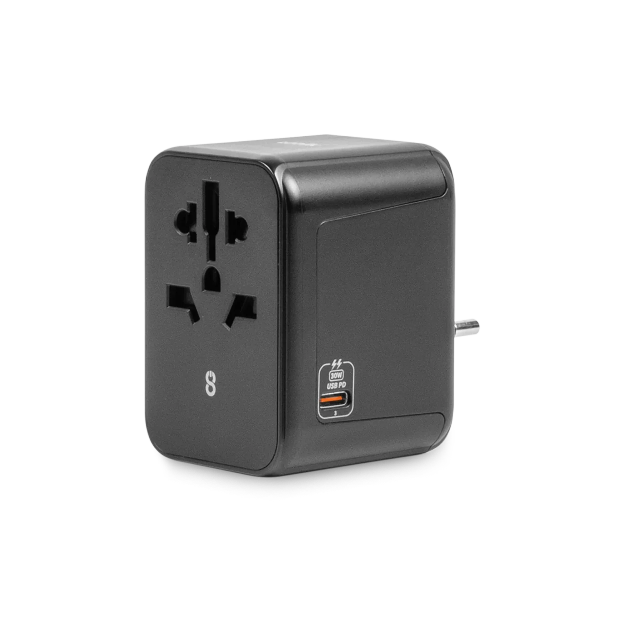 Logiix World Traveler Xl 30w Travel Adapter Black