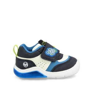 Zapatilla Niño Bubblegummers Luces Tokio Azul-Blanco