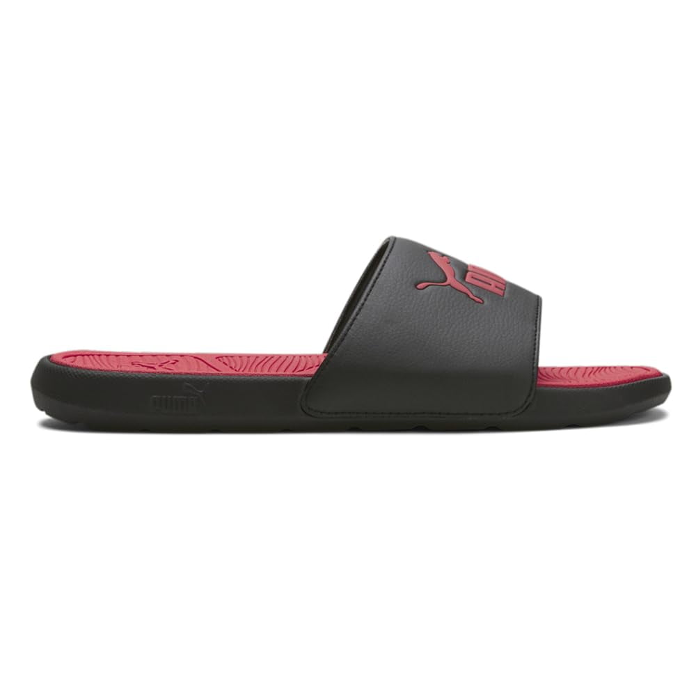 Sandalias Slide Puma Cool Cat 2.0 Para Hombre, Color Negro/rojo, Talla 8