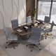thumbnail image 3 of Silla de oficina LeisureMod Harris con respaldo alto con tapicería de cuero, 3 of 6