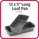 thumbnail image 2 of Juego de 2 moldes GoodCook para pan, extra grandes, 33 x 13 cm, acero, 2 of 6