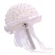 thumbnail image 1 of Ramos De Boda Flores Artificiales Hechas A Mano Para Vacaciones Aniversario De Bodas Blanco, 1 of 5