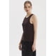 thumbnail image 2 of Polera Peto Mujer Básico Liso Rib Café, 2 of 4