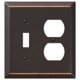 thumbnail image 1 of Placa de pared Amerelle 163TDDB Century 1 Toggle 1 Duplex Bronce, 1 of 3