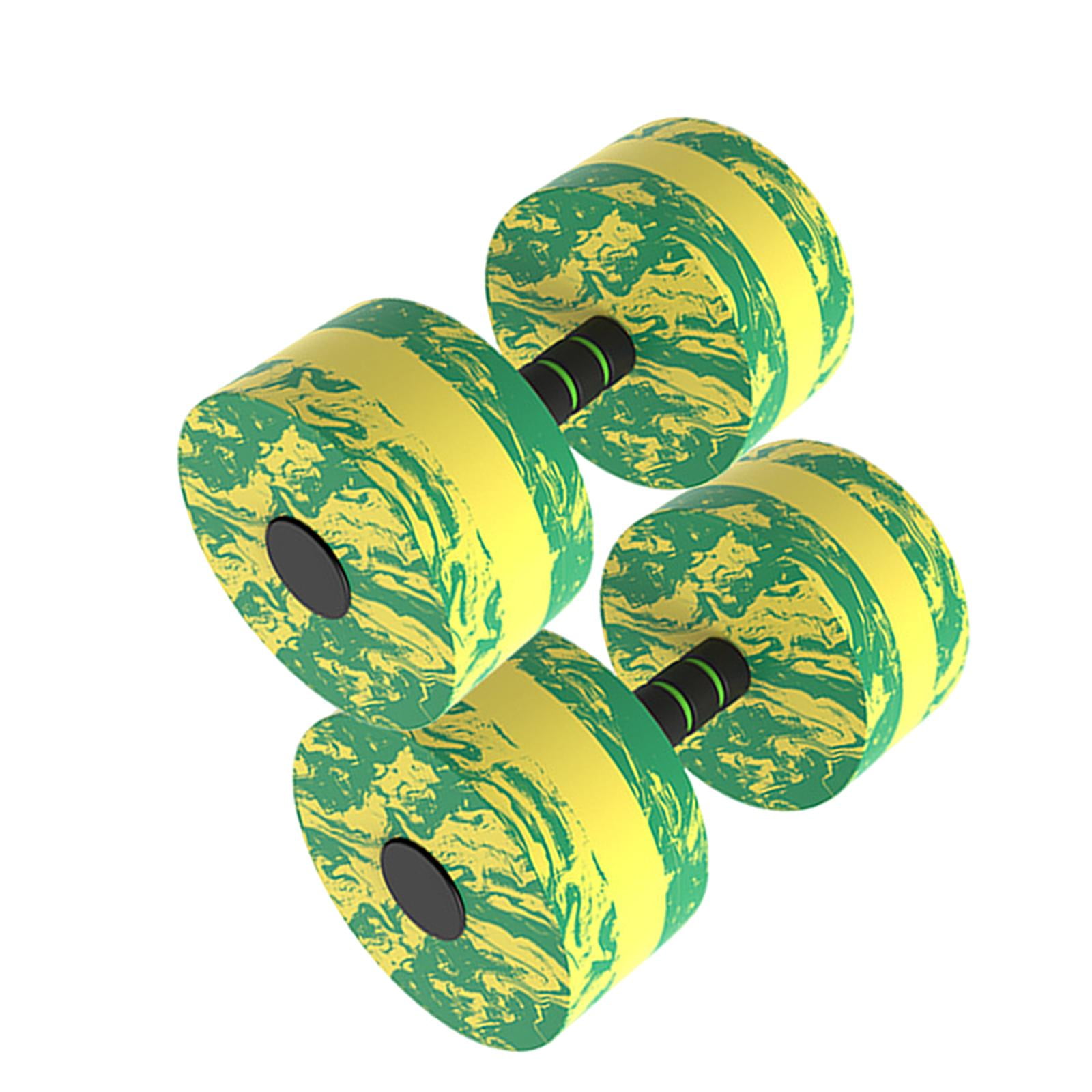 Magideal - Mancuernas Acuáticas De 2 Uds., Mancuernas De Agua, Barras De Mano Para Piscina, Fitness, Mancuernas Flotantes Ligeras Para Piscina, Mancuernas Acuáti Redondo 27x15x15cm