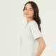 thumbnail image 3 of Camisa de Dormir Emilia Manga Corta Gris Melange, 3 of 5