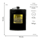 thumbnail image 5 of Petaca 12oz Whiskey Con Diseño Chile Regalo, 5 of 6