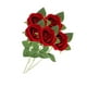 thumbnail image 1 of 5 Uds Flores Artificiales Regalos Del Día De San Valentín Para Decoración De Mesa Decoración Del Hogar Rojo, 1 of 3