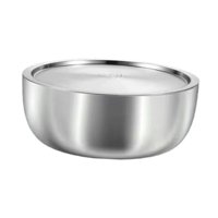 Magideal - Cuenco De Acero Inoxidable Con Tapa, Cuenco Para Catering De Alimentos, Cuenco Para Mezclar Utensilios De Cocina, Cuenco Para Cubiertos Para Frijoles 26 Cm