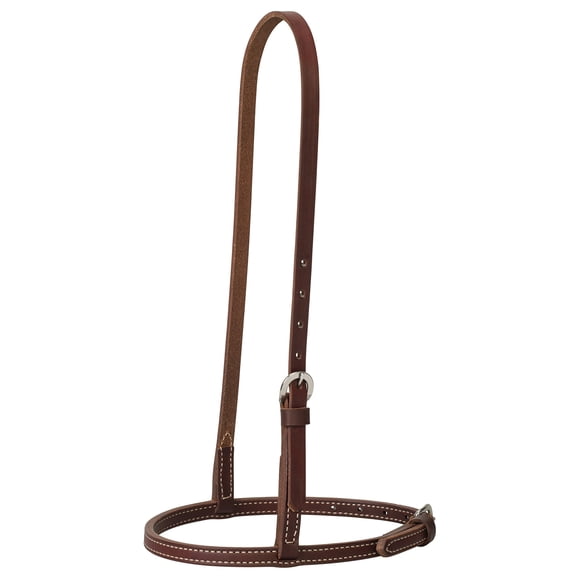 Cavesson Weaver Equine Castaño Dorado de 3/4" de ancho