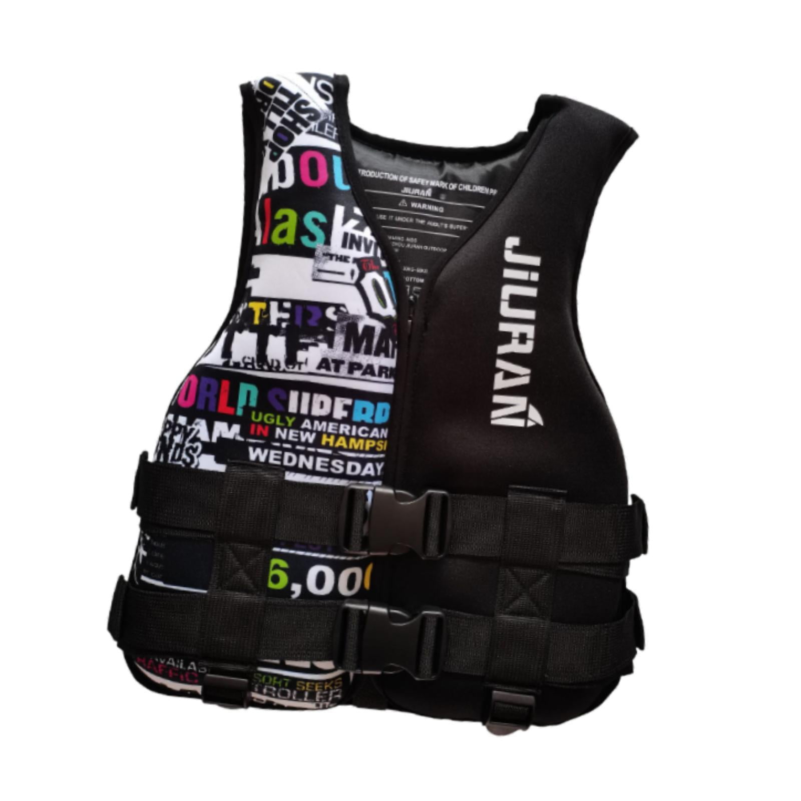 Magideal - Vida De Adultos Chaleco De Vida Conveniente Chaqueta De Baño Para Natación De Panoas Negro